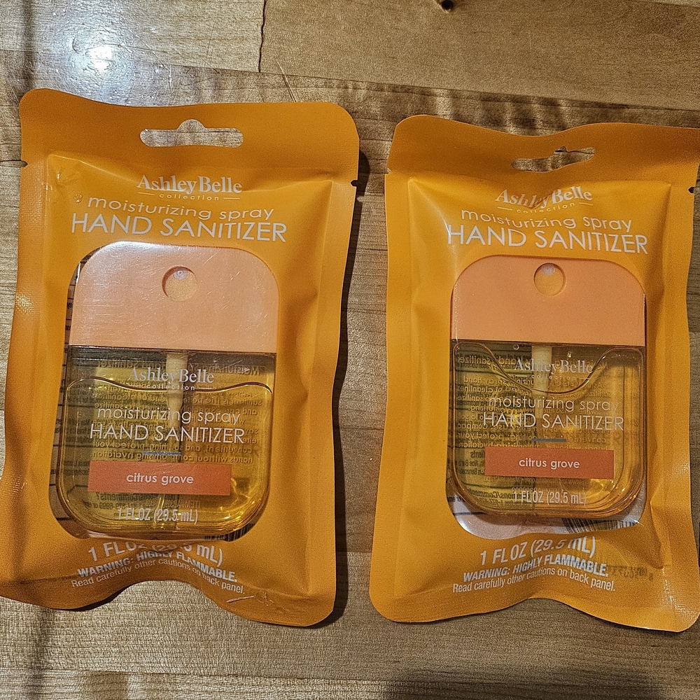 2pc Ashley Belle Moisturizing Spray Hand Sanitizer Citrus Grove